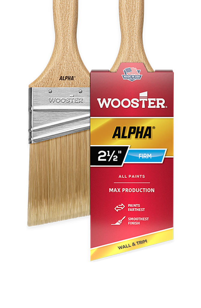 Wooster Alpha Brush - for A Smooth Paint Finish