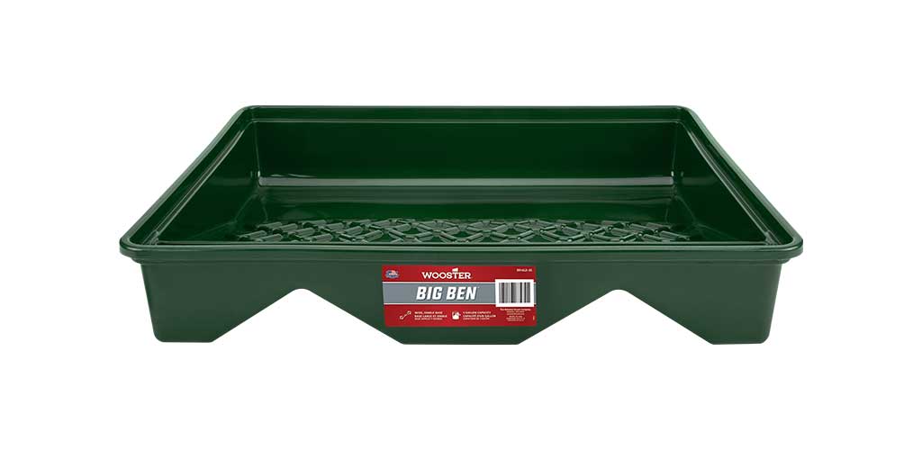 Wooster 18 in. x 21 in. Plastic Polypropylene Big Ben Tray for Rollers  0BR4130210 - The Home Depot