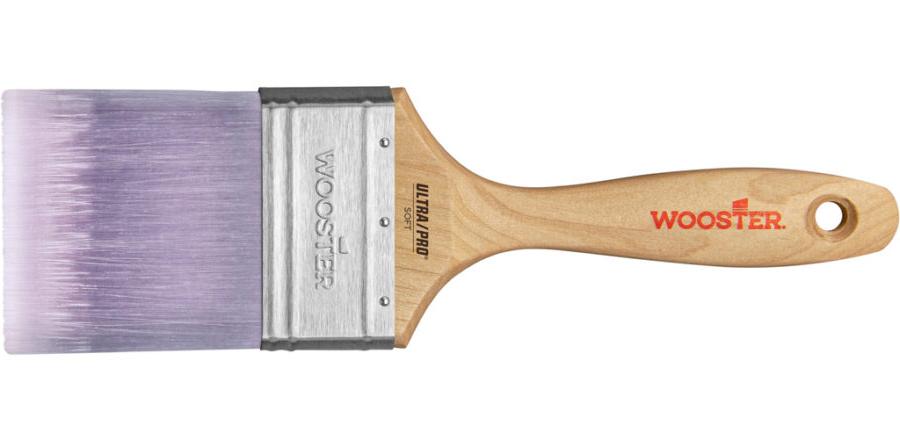 WOOSTER BRUSH 4180-3 1/2 912-0041800034 3-1/2 ANG Wall Brush, Brown,Purple