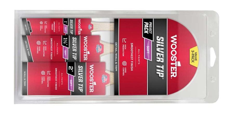 Wooster SILVER TIP 2-1/2 In. Chisel Trim Flat Sash Paint Brush 5220-2 1/2,  1 - Fry's Food Stores
