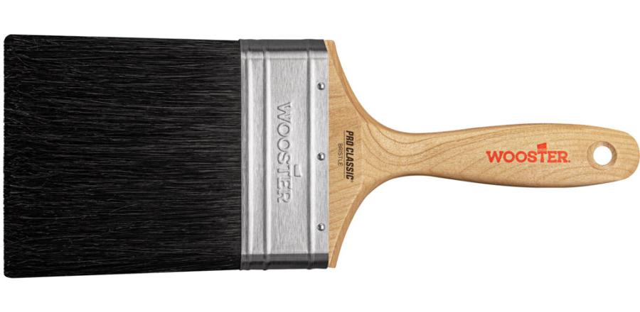 Wooster F5117-2 Paint Brush, 2 in W, 1-11/16 in L Bristle, China Bristle,  Plain-Grip Handle